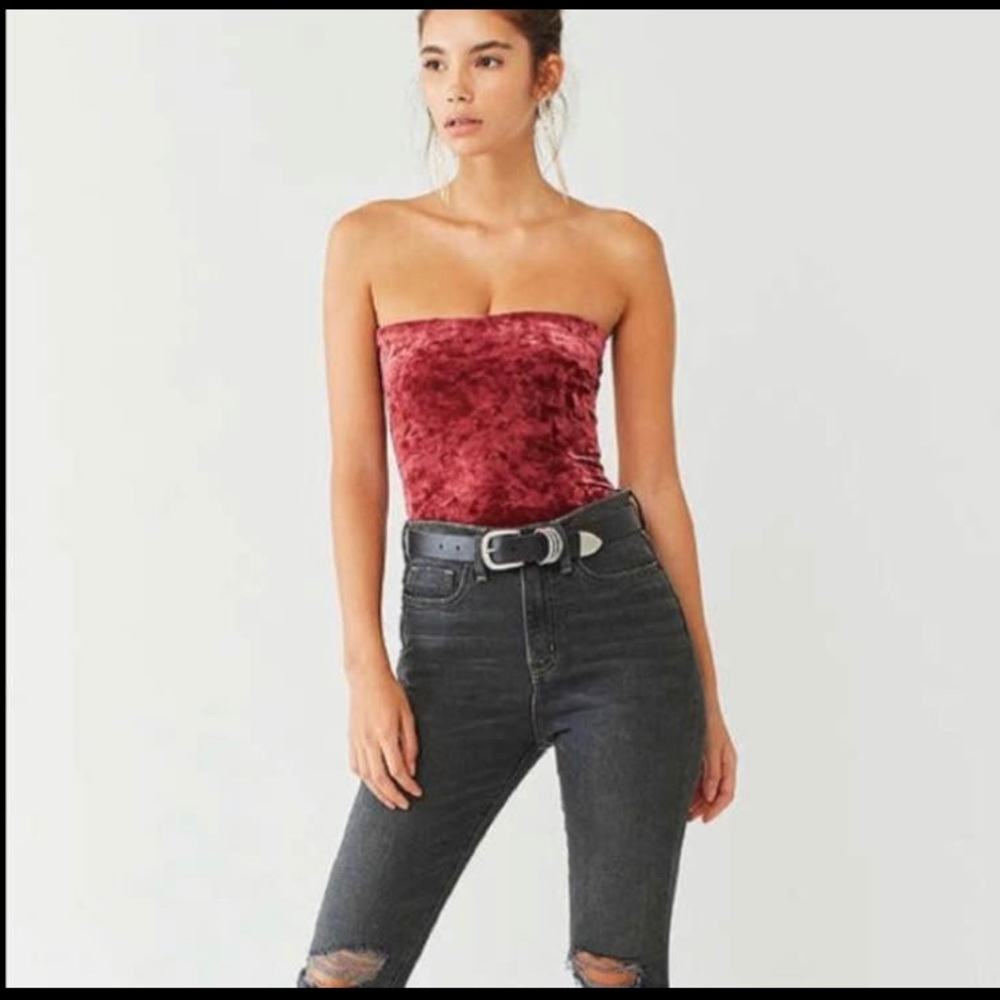 Out from under MJ velvet bodysuit size Medium